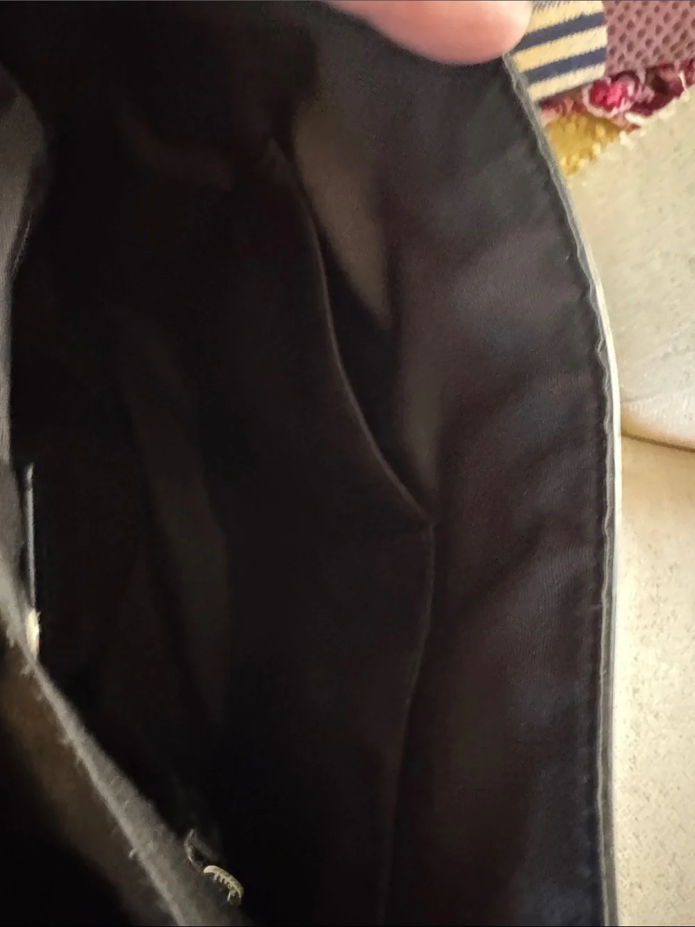 Coach - Black Signature Leather Messenger/Purse Bag